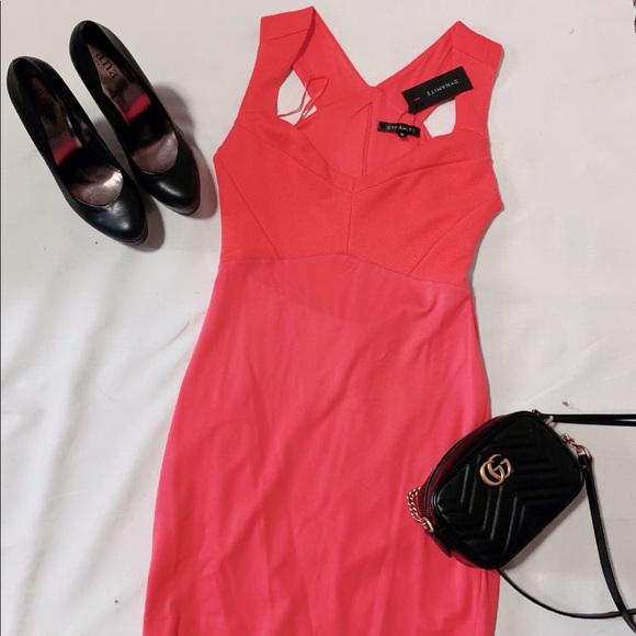 Dynamite Cutout bodycon dress size L - Picture 2 of 2